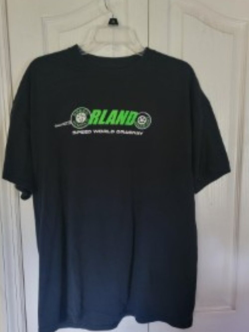 Orlando Speed World Official Crew Shirt XL Black Drag Racing Event Tee